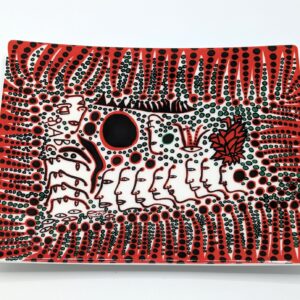 Yayoi KUSAMA  Les femmes attendent l'amour, mais les hommes s'éloignent toujours