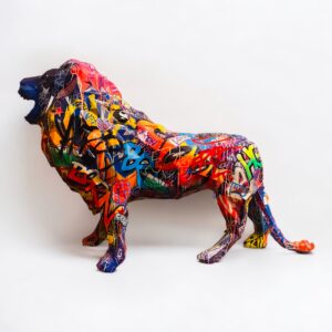 Richard ORLINSKI (Né en 1966)  Lion Tagué