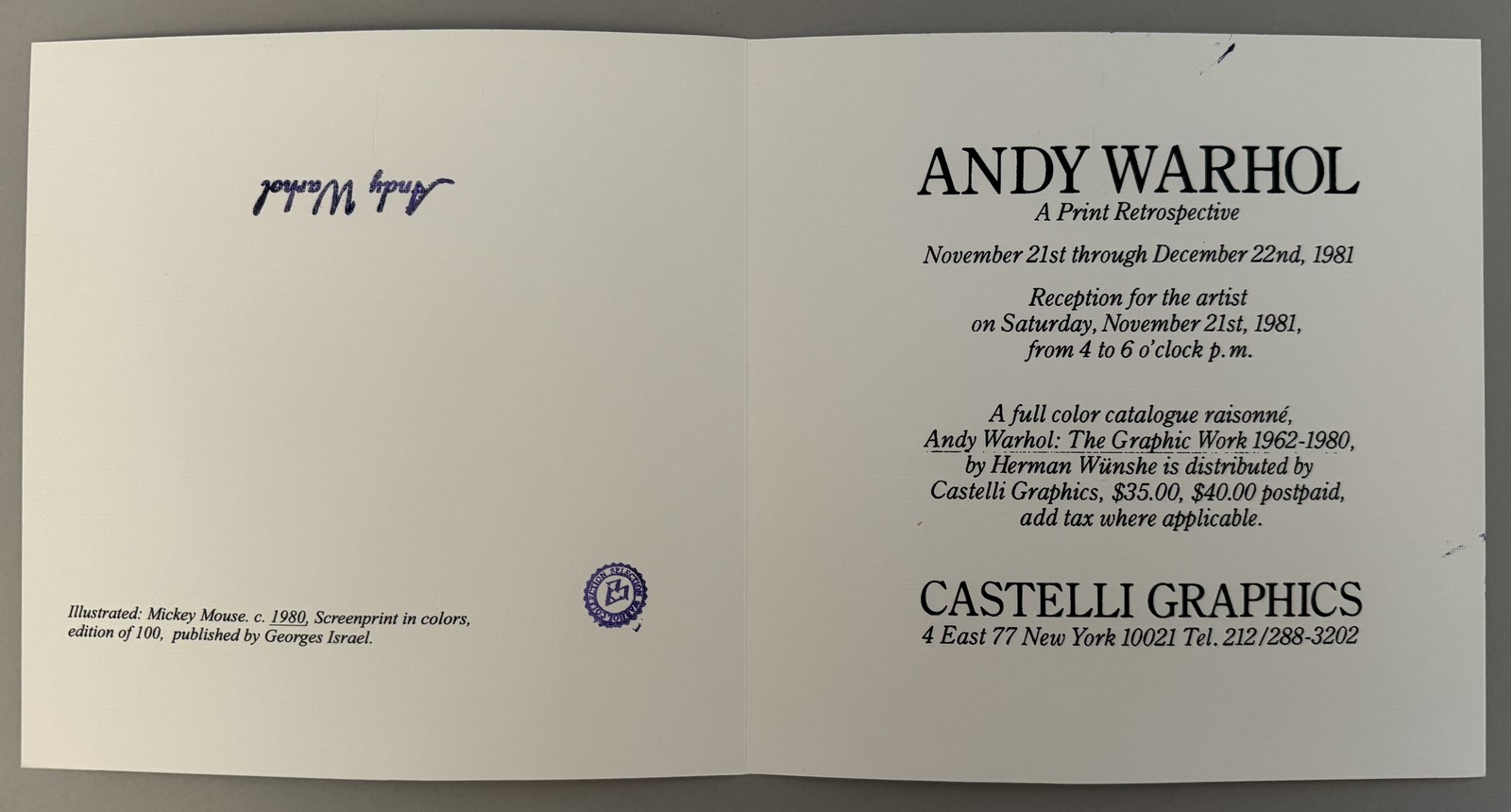 Andy WARHOL (1928-1987), d'après. - Image 2