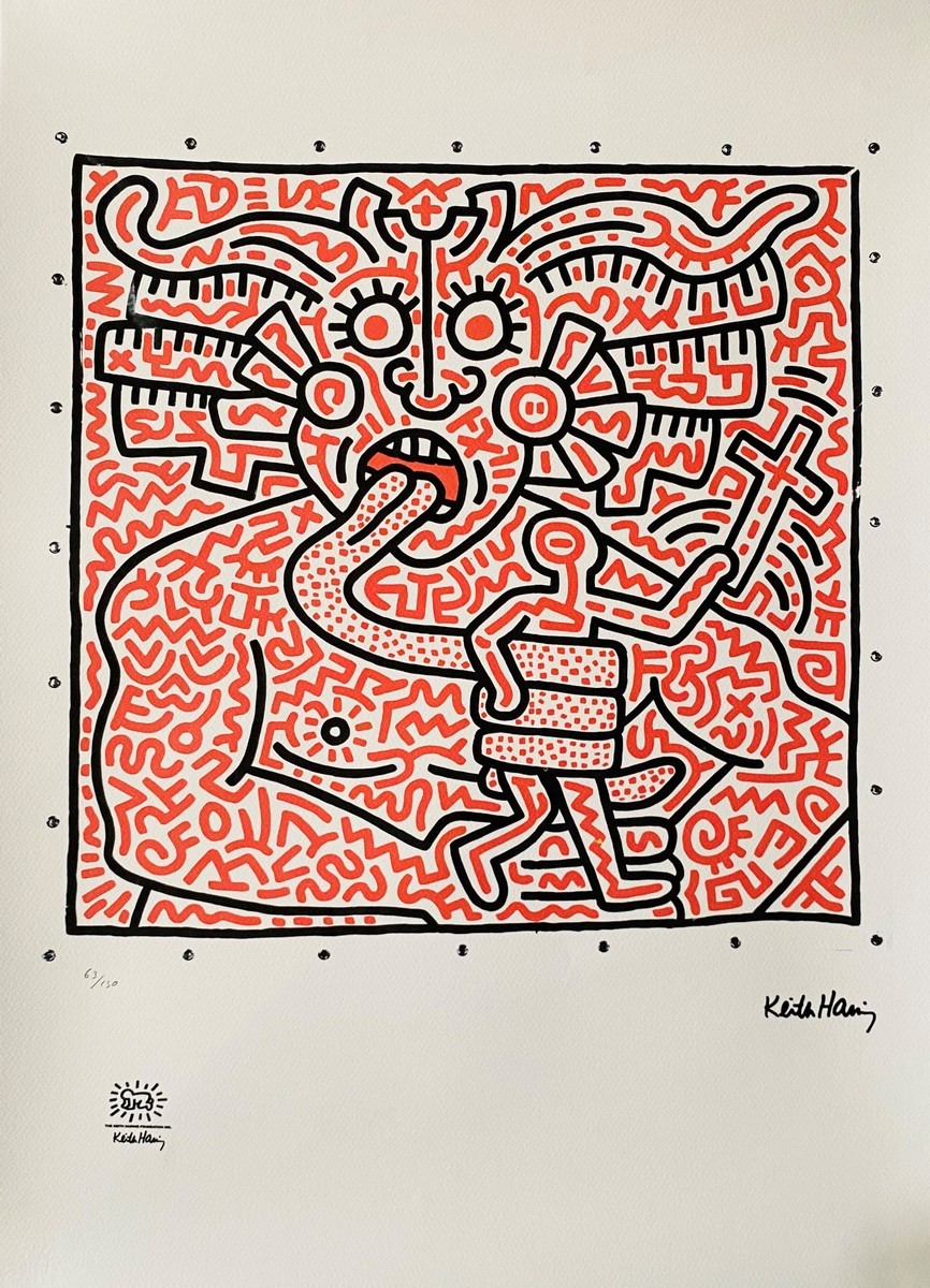 Keith HARING (1958-1990), (D’APRÈS)