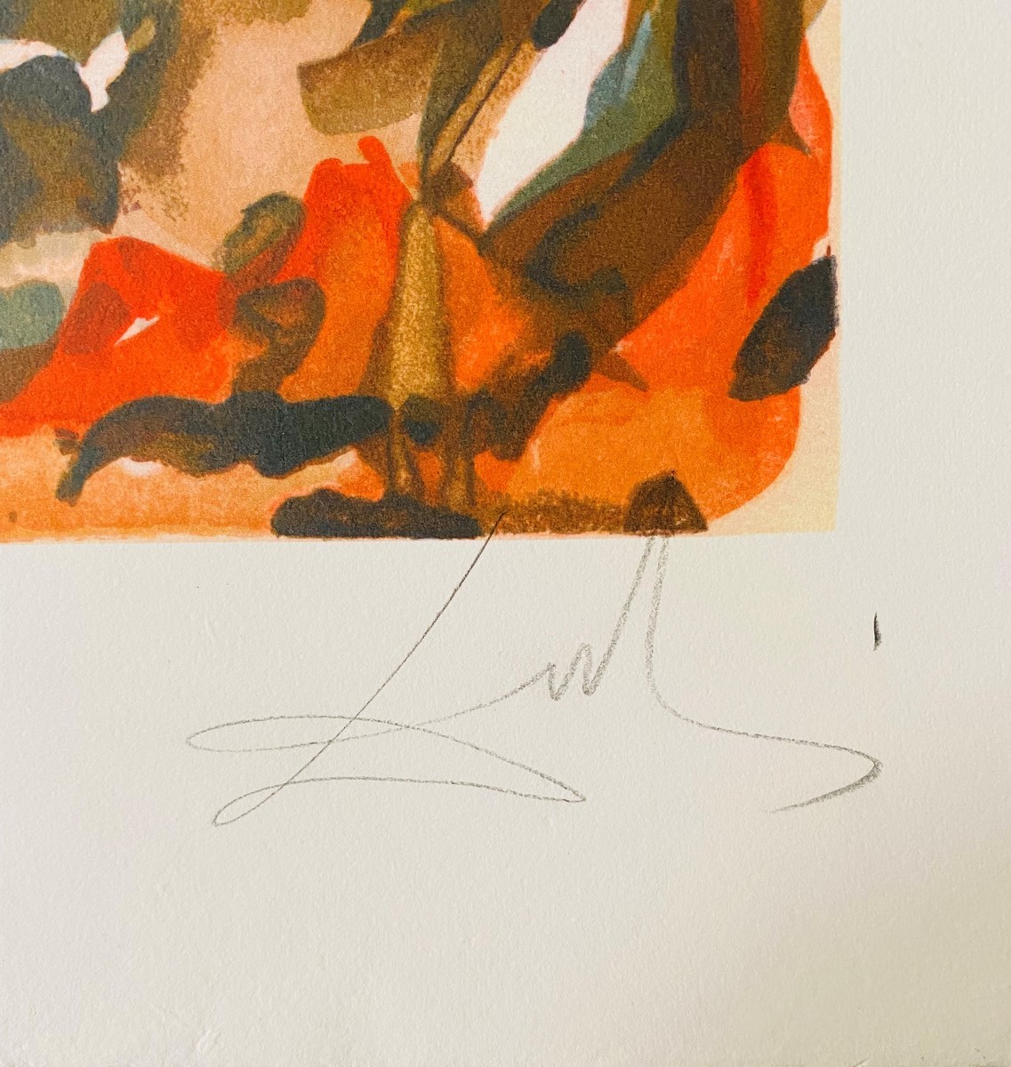 Salvador DALI (1904-1989), (D’APRÈS) Divine comédie - Le paradis - Chant 26 , 1963 Bois gravé en couleurs sur vélin de Rives . – Image 2