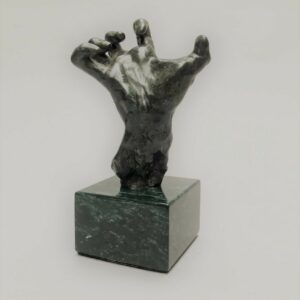 AUGUSTE RODIN (1840-1917), D'APRES  Main crispée, petit modèle.
