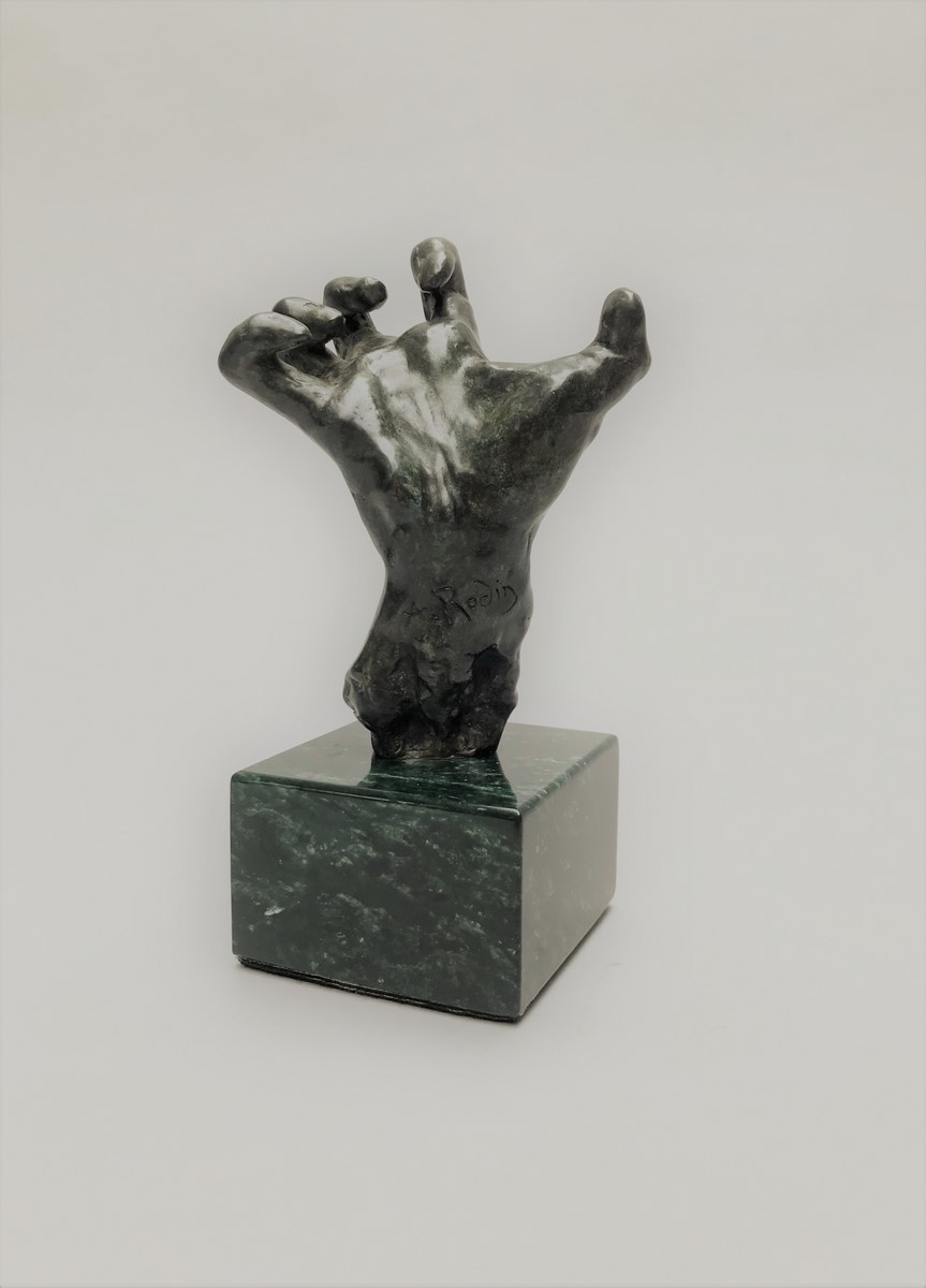 AUGUSTE RODIN (1840-1917), D'APRES Main crispée, petit modèle.