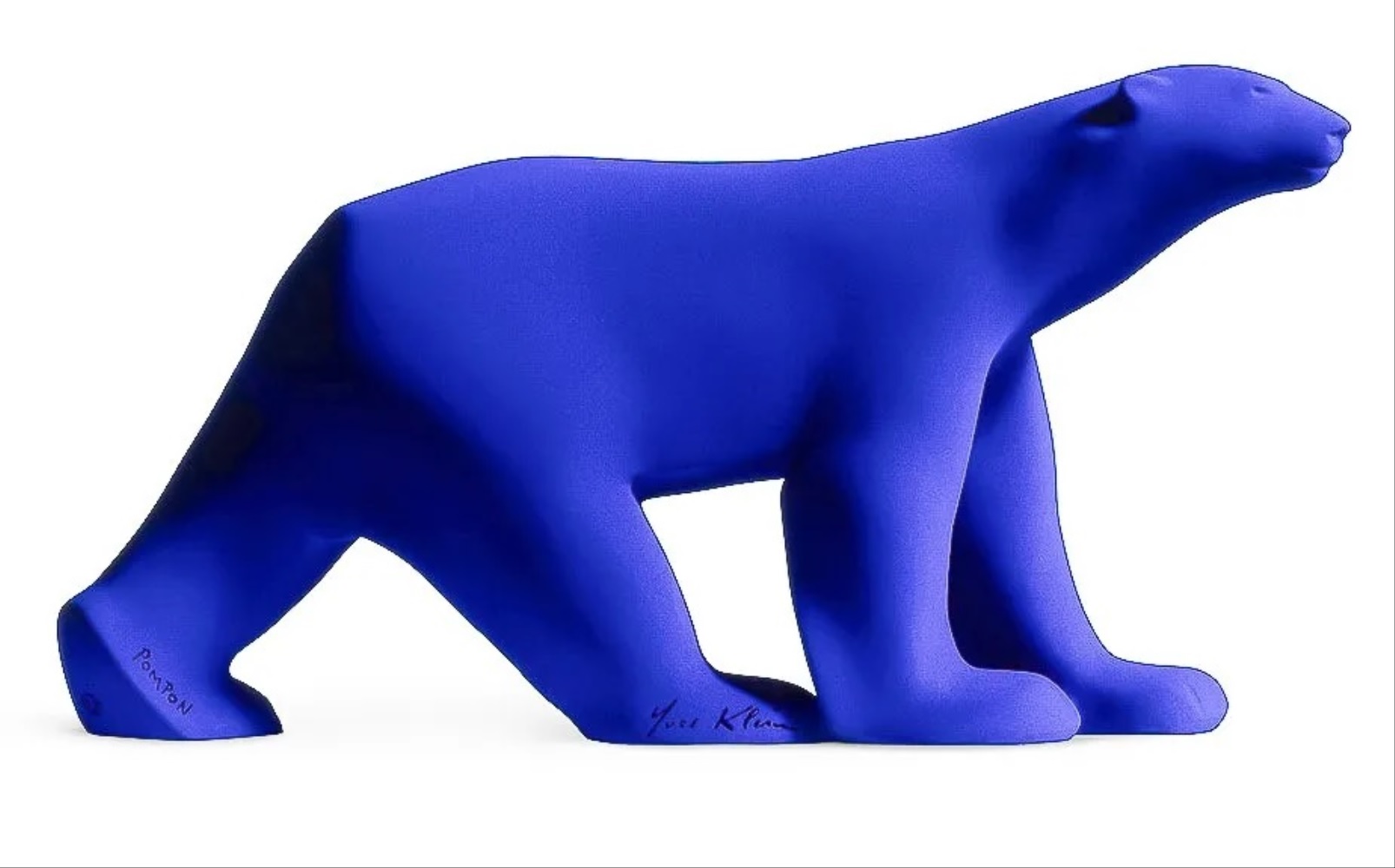 Yves KLEIN (1928-1962) et François POMPON (1855-1933), d’après. Ours Pompon