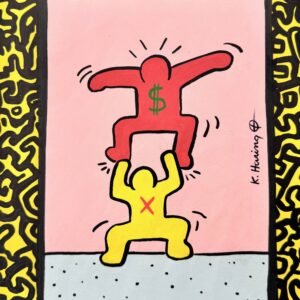 Keith HARING (1958-1990), Attribué à  Sans titre,1983