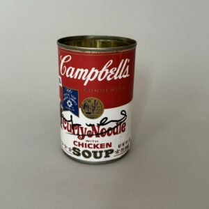 Andy WARHOL (1928-1987), Attribué à.  Campbell’s Soup « Curly Noodle with Chicken ».