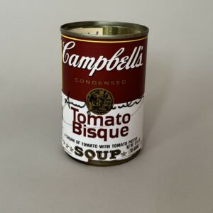 Andy WARHOL (1928-1987), Attribué à.  Campbell’s Soup « Tomato Bisque ».