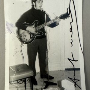 Andy WARHOL (1928-1987), Attribué à. Photographie argentique en noir et blanc,