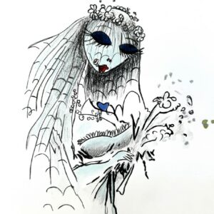 Tim BURTON (Né en 1958)  Les Noces funèbres, circa 2005