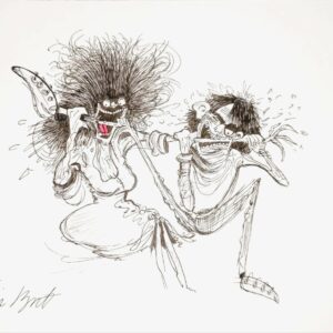 Tim BURTON (Né en 1958)  Sans titre