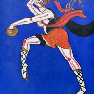 Alexandra EXTER (1882-1949), Attribué à.  Personnage de théâtre.