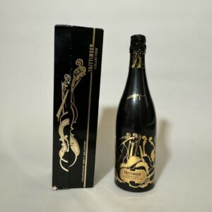 André MASSON (1896-1987) & TAITTINGER  Bouteille de Champagne. Collection Millésime 1982, 750ml. Bouteille et coffret décorés par André MASSON (1896-1987) (dans son coffret d’origine)