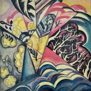 Natalia GONCHAROVA (1881-1968), Attribué à  Composition abstraite