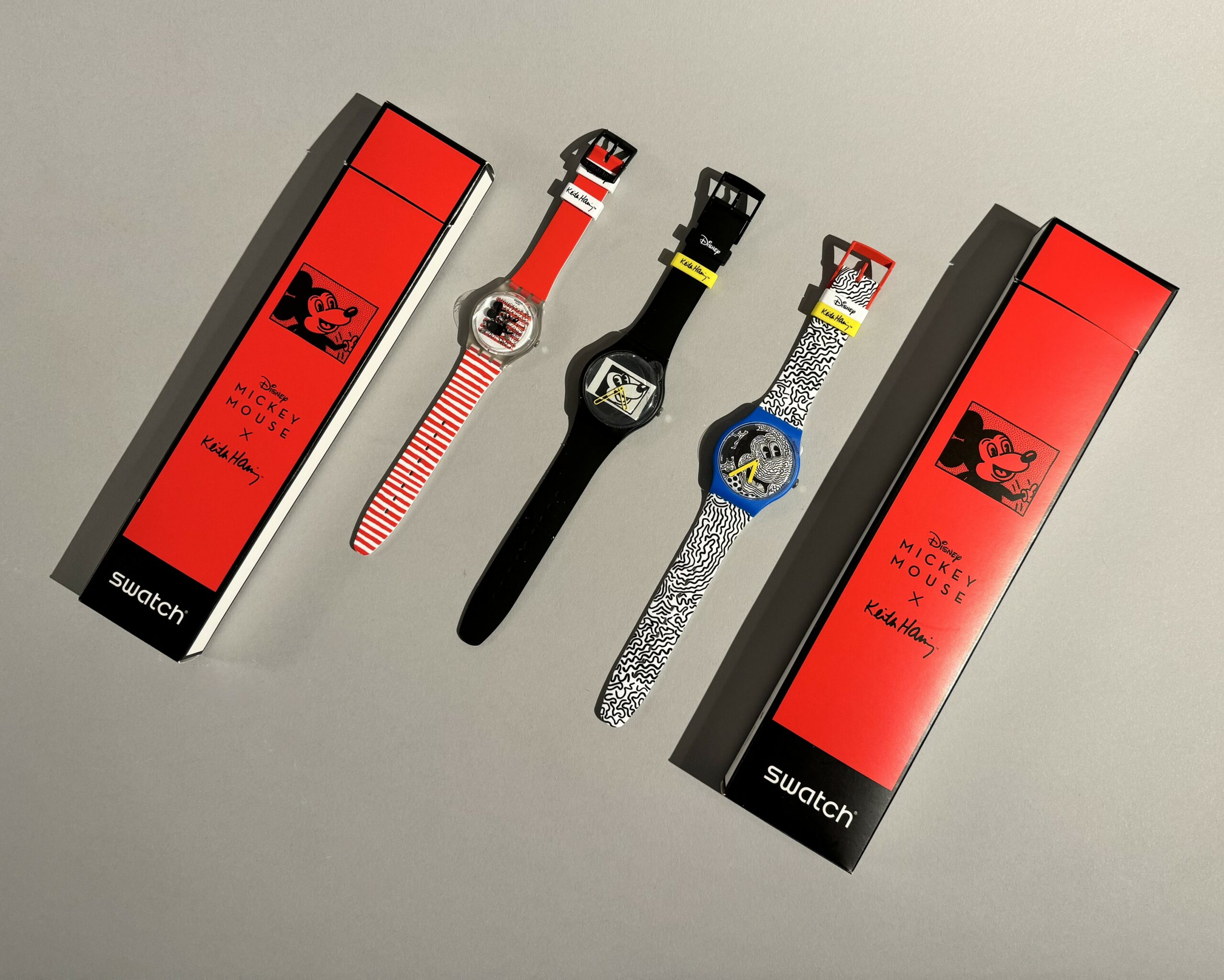 SWATCH X Keith HARING, D’APRES. Mickey Mouse Swatch special editions by Keith Haring, 1985-1986. - Image 7