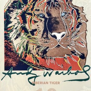 Andy WARHOL (1928-1987), D’après.  Siberian Tiger