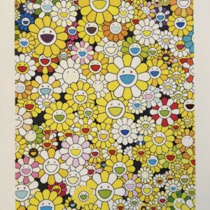 Takashi MURAKAMI (Né en 1962)  Flowers Yellow.