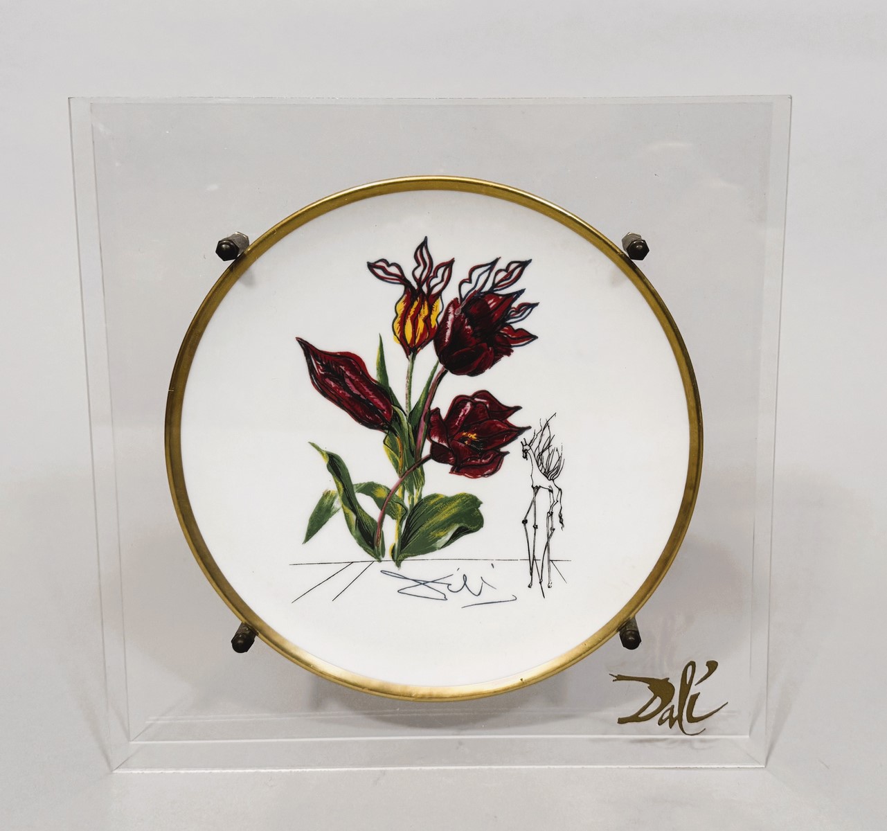 Salvador DALI (1904-1989). « Tulipa Crudeliter Basianis ».