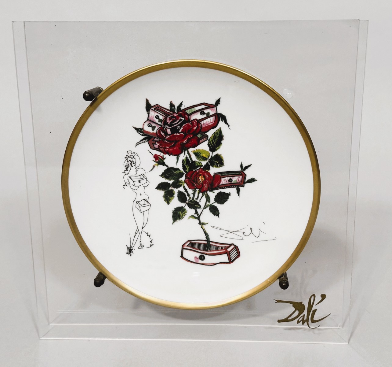 Salvador DALI (1904-1989). « Rosa e Morte Floriscens ».