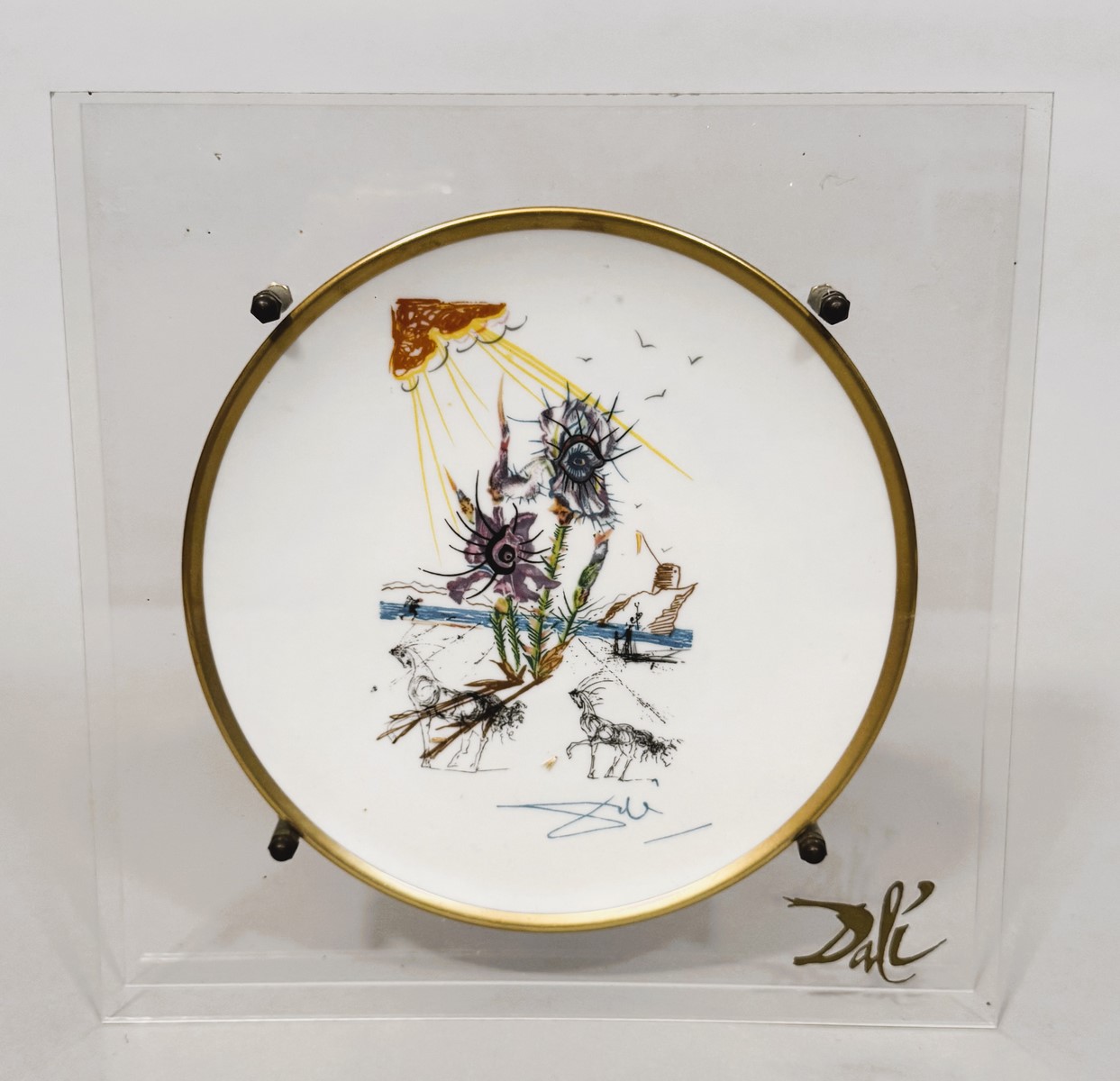 Salvador DALI (1904-1989). « Iris Germanica Cum ».