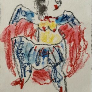 Anton HEYBOER (1924 - 2005)   Danseuse de french cancan