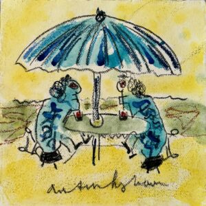 Anton HEYBOER (1924 - 2005)   A la plage