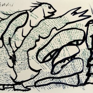 Pierre ALECHINSKI (Né en 1927)  Composition