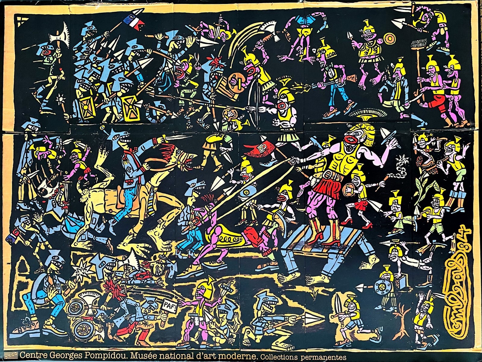 Robert COMBAS (NÉ EN 1957), (D’APRÈS) « En avant les enfants, 1984 ».