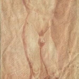 ECOLE DU XIXème SIECLE  Etude de nu masculin