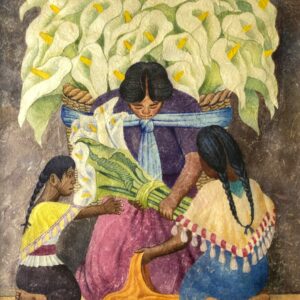 CLEMENT-SERVEAU (1895-1972) Femmes aux bains, circa 1950 Huile sur toile, signée en bas à gauche