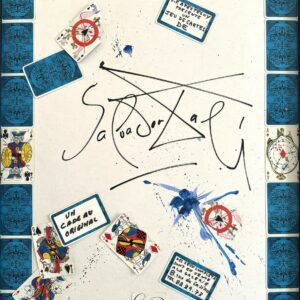 Salvador DALI (1904-1989).  « Jeu de cartes ».1967.