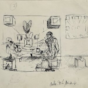 Salvador DALI (1904-1989).  Etude, circa 954.