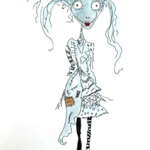 Tim BURTON (Né en 1958),Etats-Unis.  Sans titre, circa 1990