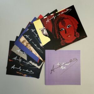 Andy WARHOL (1928-1987), d'après.  Portfolio de 10 cartes sérigraphiées de la Série Myths.