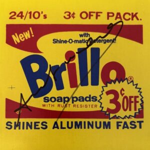 Andy WARHOL (1928-1987), d'après.  Brillo Paintings (3 Cents OFF)