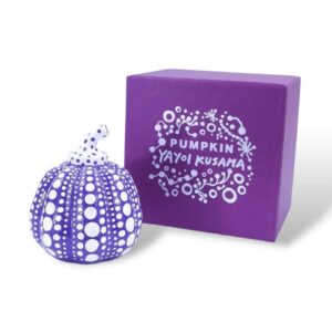 Yayoi KUSAMA (Né en 1929) D’après  Pumpkin Purple & White