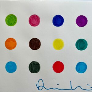 Damien HIRST (Né en 1965), Attribué à.  Sans titre