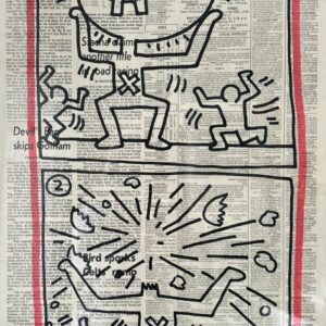 Keith HARING (1958-1990), Attribué à  Sans titre,1986