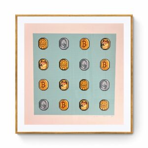 Takashi MURAKAMI (Né en 1962)  Coins an other Cryptocoins