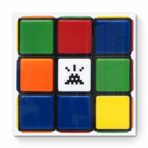 INVADER (Né en 1969)  Invaded Cube