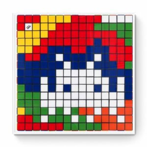 INVADER (Né en 1969)  Rubik Camouflage