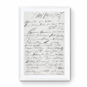 Cy TWOMBLY (1928-2011), d’Après  Sans titre,1978