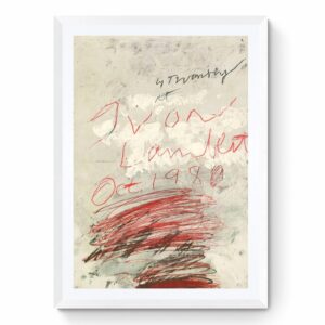 Cy TWOMBLY (1928-2011), d’Après  Poster project