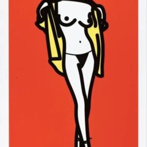 Julian OPIE (Né en 1958)  Woman taking off Man’s shirt, 2003.