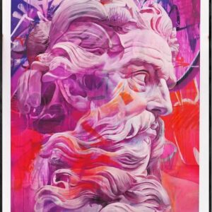 PICHIAVO (Fondé en 2007)   ORPHIC HYMN TO POSEIDON, 2023 Impression giclée sur papier.