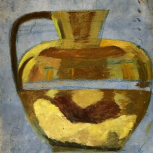 Gaston Louis VUITTON (1883 - 1970), petit-fils de Louis Vuitton.  Composition abstraite à la cruche, circa 1950.