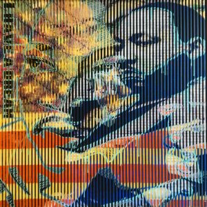 Patrick RUBINSTEIN (Né enn 1960)  Martin Luther King, I have a dream.