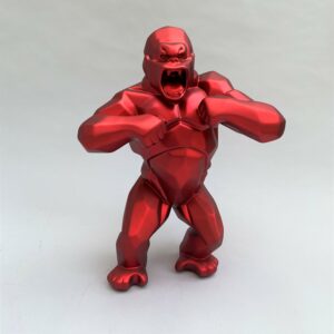 Richard ORLINSKI (Né en 1966)  Kong rouge métalisé