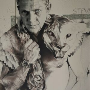 Natacha TOUTAIN (Née en 1959)  Steve Mc Queen n°2 ,2007