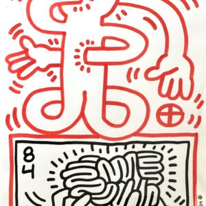 Keith HARING (1958-1990), Attribué à  Sans titre,1984