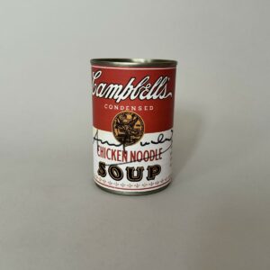 Andy WARHOL (1928-1987), Attribué à.  Campbell’s Soup « Chicken Noodle Soup ».